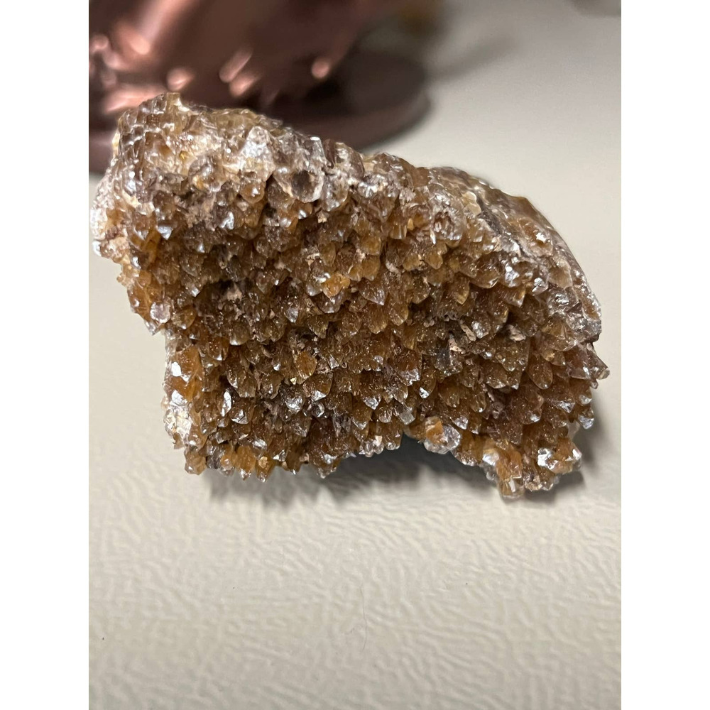 NATURAL AMBER/YELLOW CALCITE STONE FREE FORM SHAPE